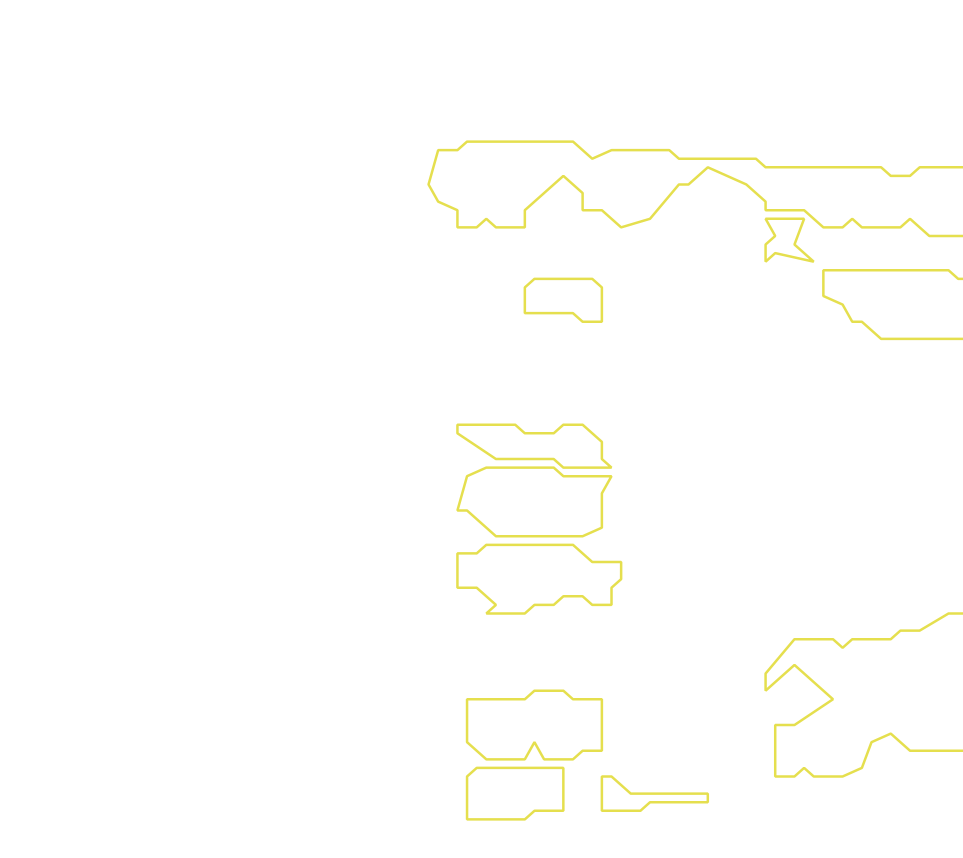 Daksegment met contourlijnen en structuurweergave