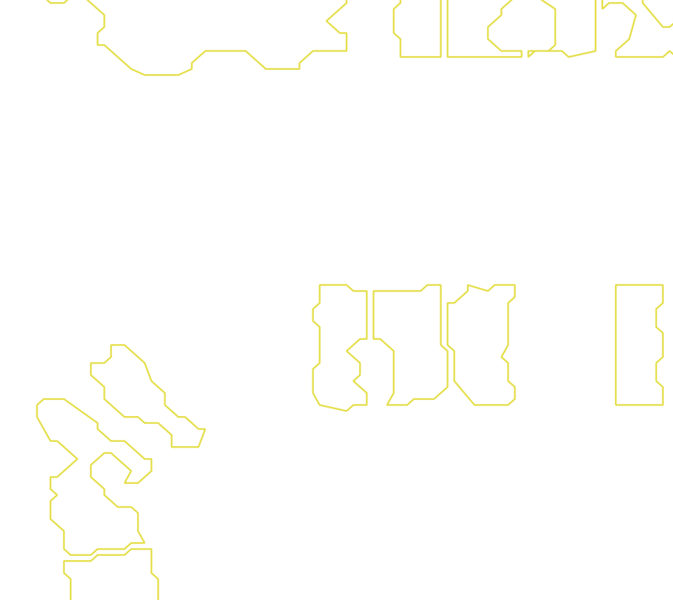 Daksegment met contourlijnen en structuurweergave