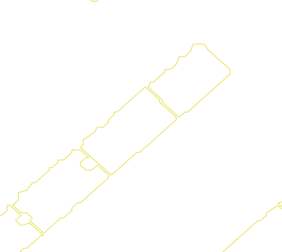 Daksegment met contourlijnen en structuurweergave