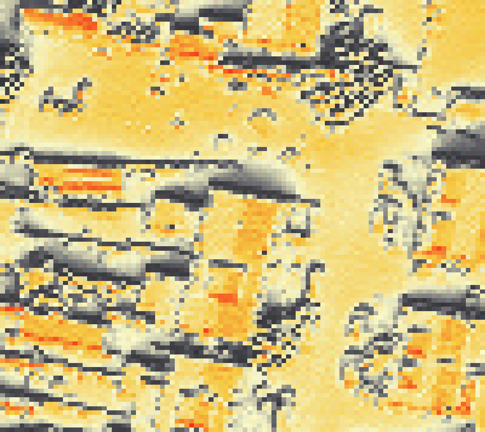 PV-irradiatie op daksegment met intensiteitsverdeling van zonlicht