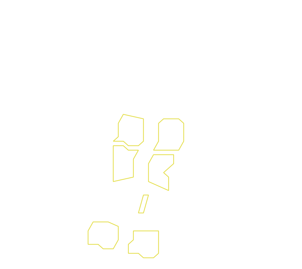 Daksegment ingezoomd met contourlijnen en structuurweergave