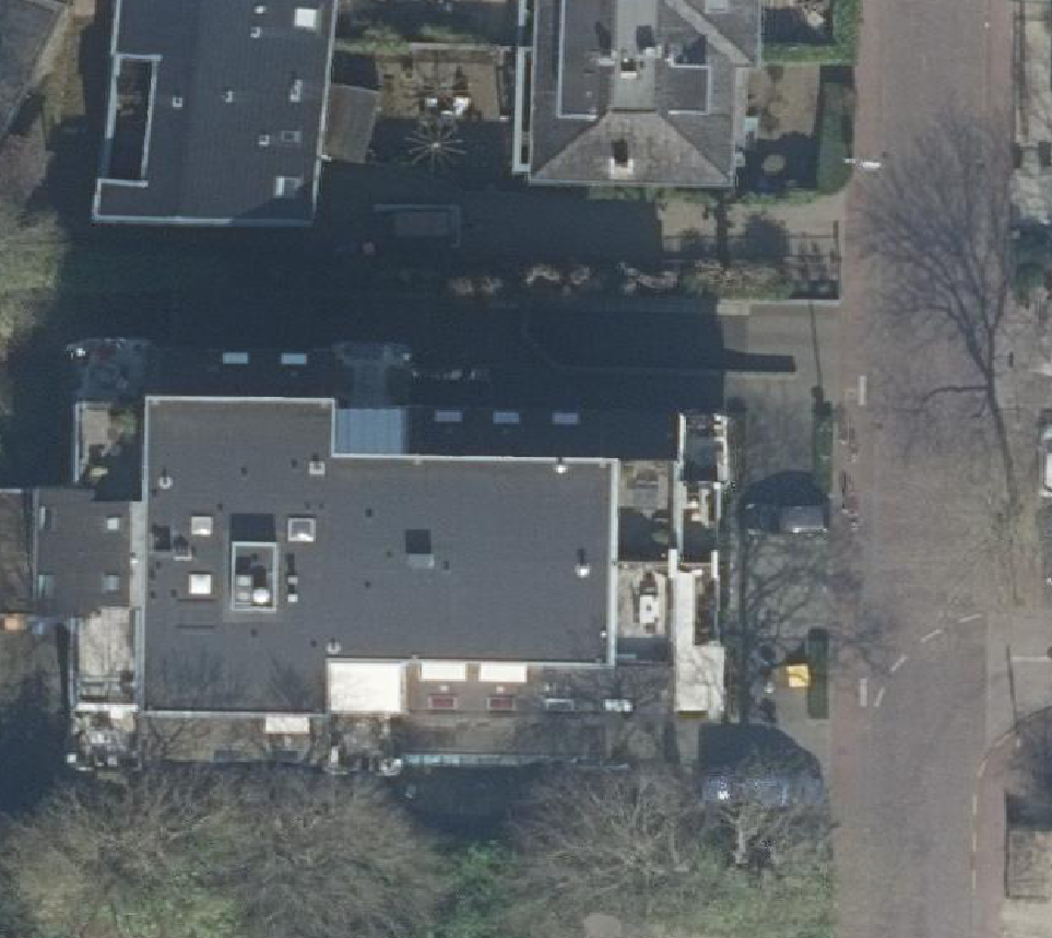 True ortho Luchtfoto op daksegment
