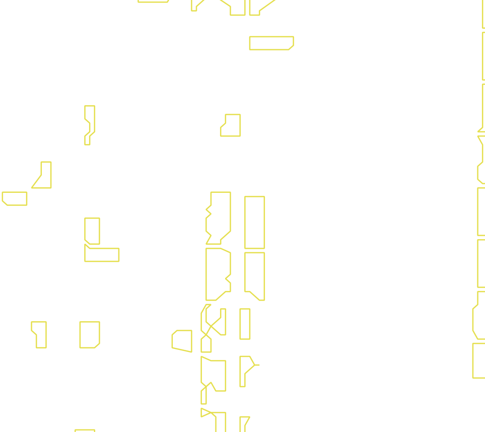 Daksegment met contourlijnen en structuurweergave