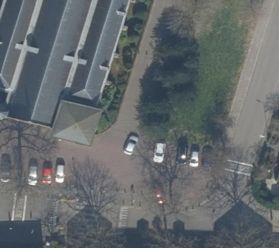 True ortho Luchtfoto op daksegment