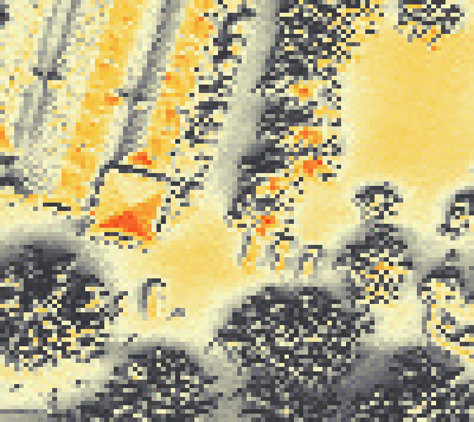 PV-irradiatie op daksegment met intensiteitsverdeling van zonlicht