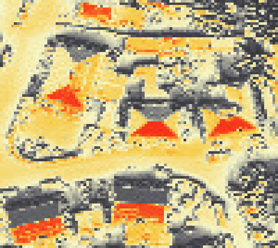 PV-irradiatie op daksegment met intensiteitsverdeling van zonlicht