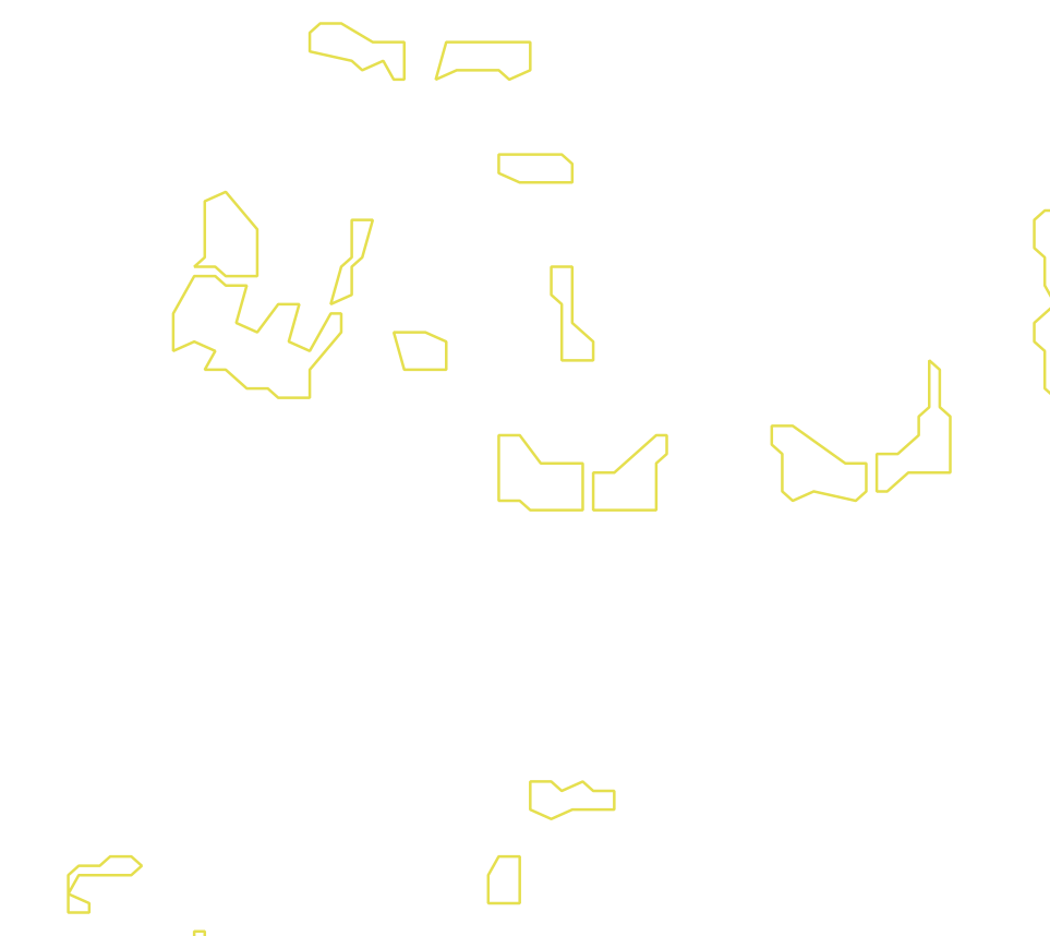 Daksegment met contourlijnen en structuurweergave