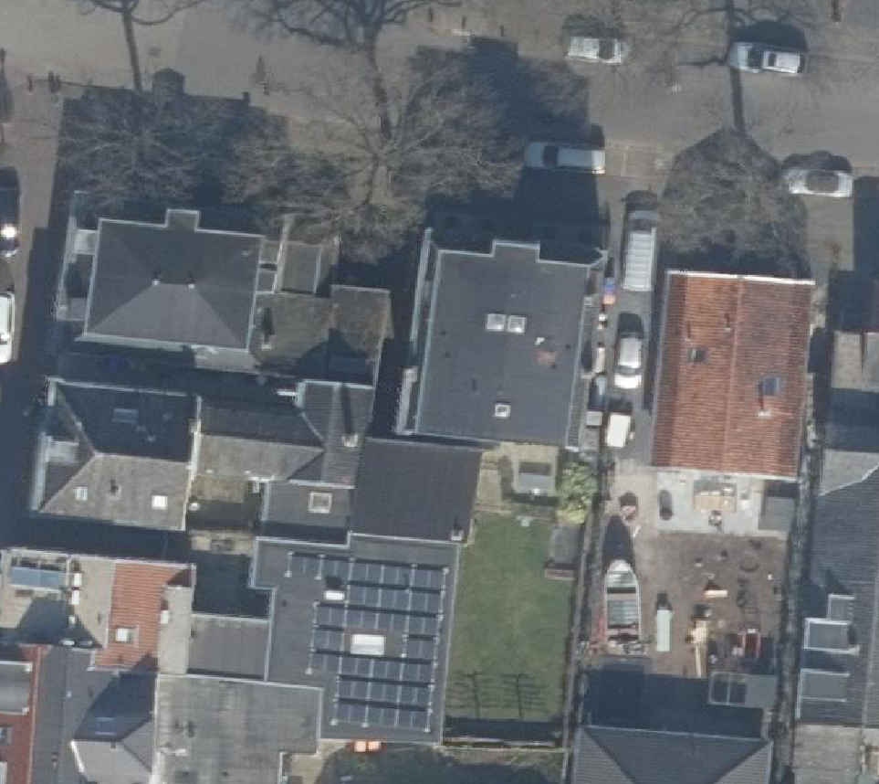 True ortho Luchtfoto op daksegment