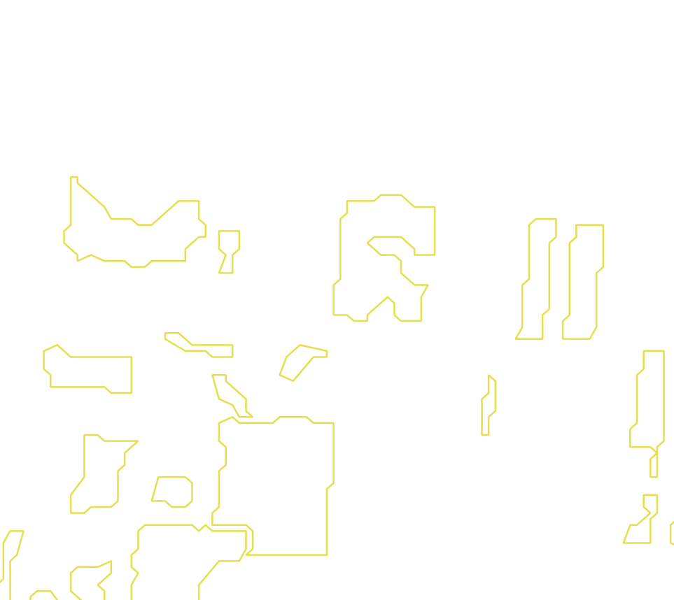 Daksegment met contourlijnen en structuurweergave