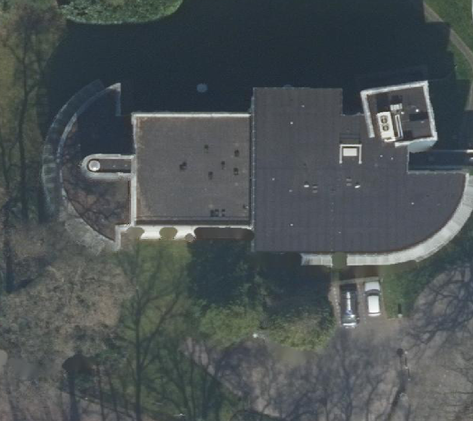 True ortho Luchtfoto op daksegment
