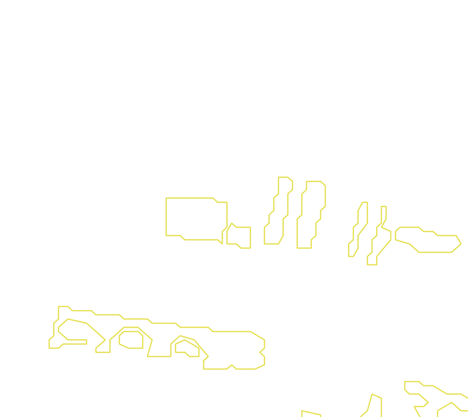 Daksegment met contourlijnen en structuurweergave