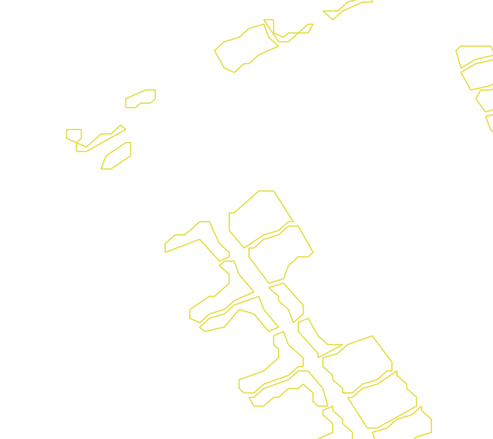 Daksegment met contourlijnen en structuurweergave
