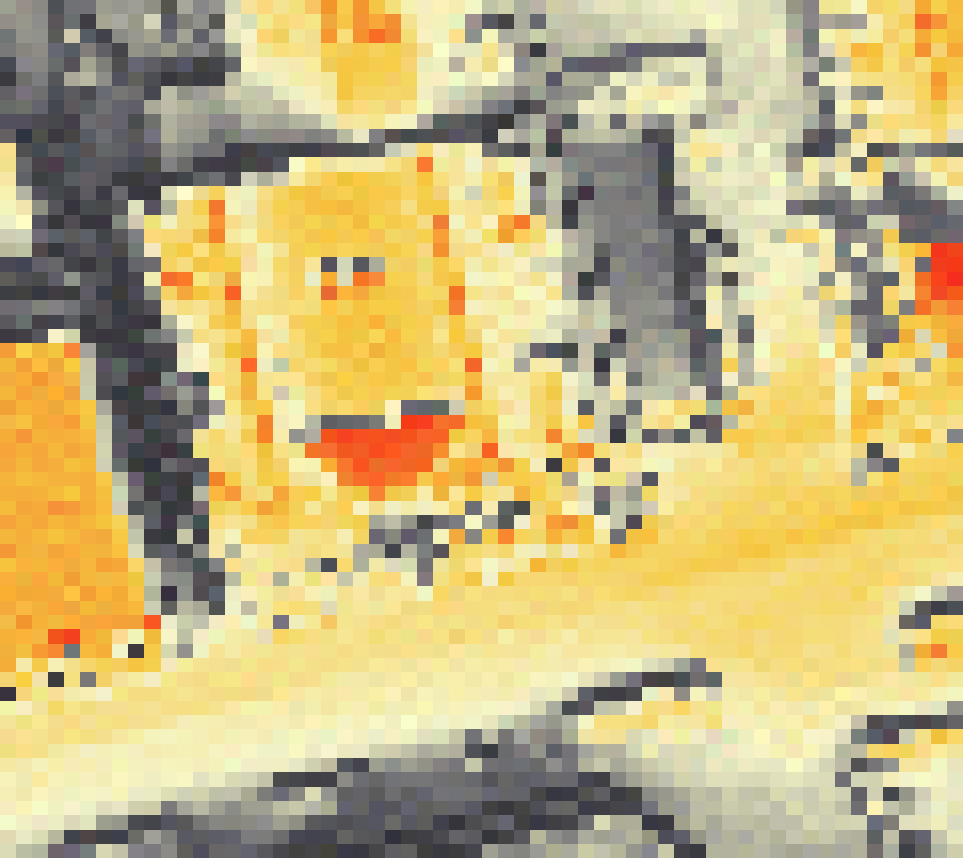 PV-irradiatie op daksegment ingezoomd met intensiteitsverdeling van zonlicht