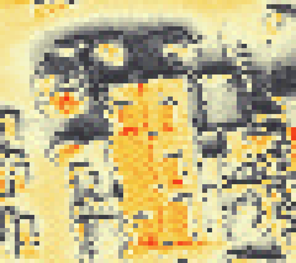 PV-irradiatie op daksegment ingezoomd met intensiteitsverdeling van zonlicht