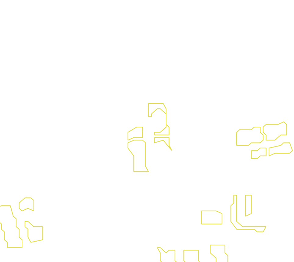 Daksegment met contourlijnen en structuurweergave