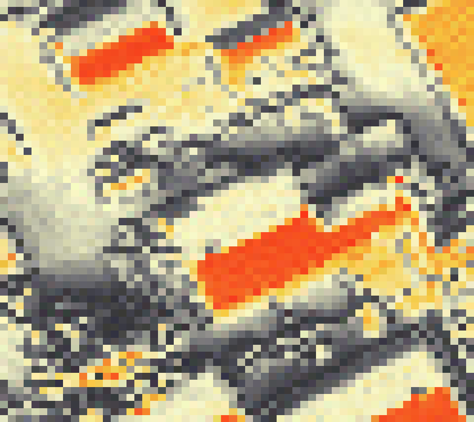 PV-irradiatie op daksegment ingezoomd met intensiteitsverdeling van zonlicht