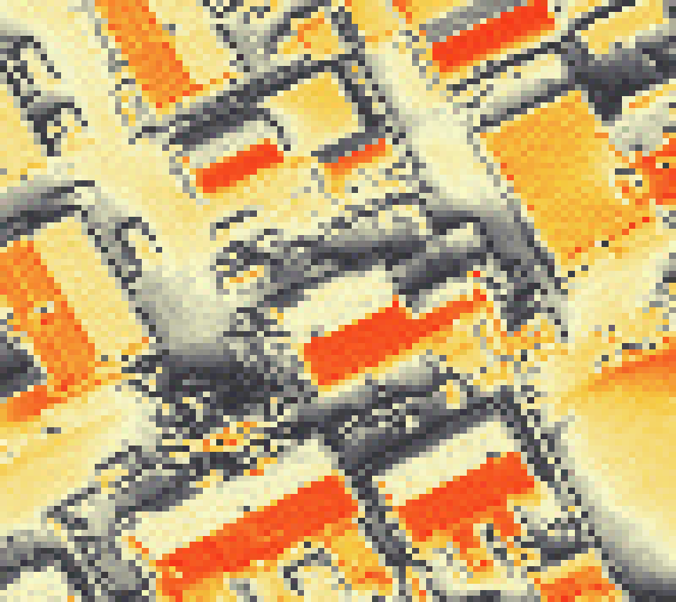 PV-irradiatie op daksegment met intensiteitsverdeling van zonlicht