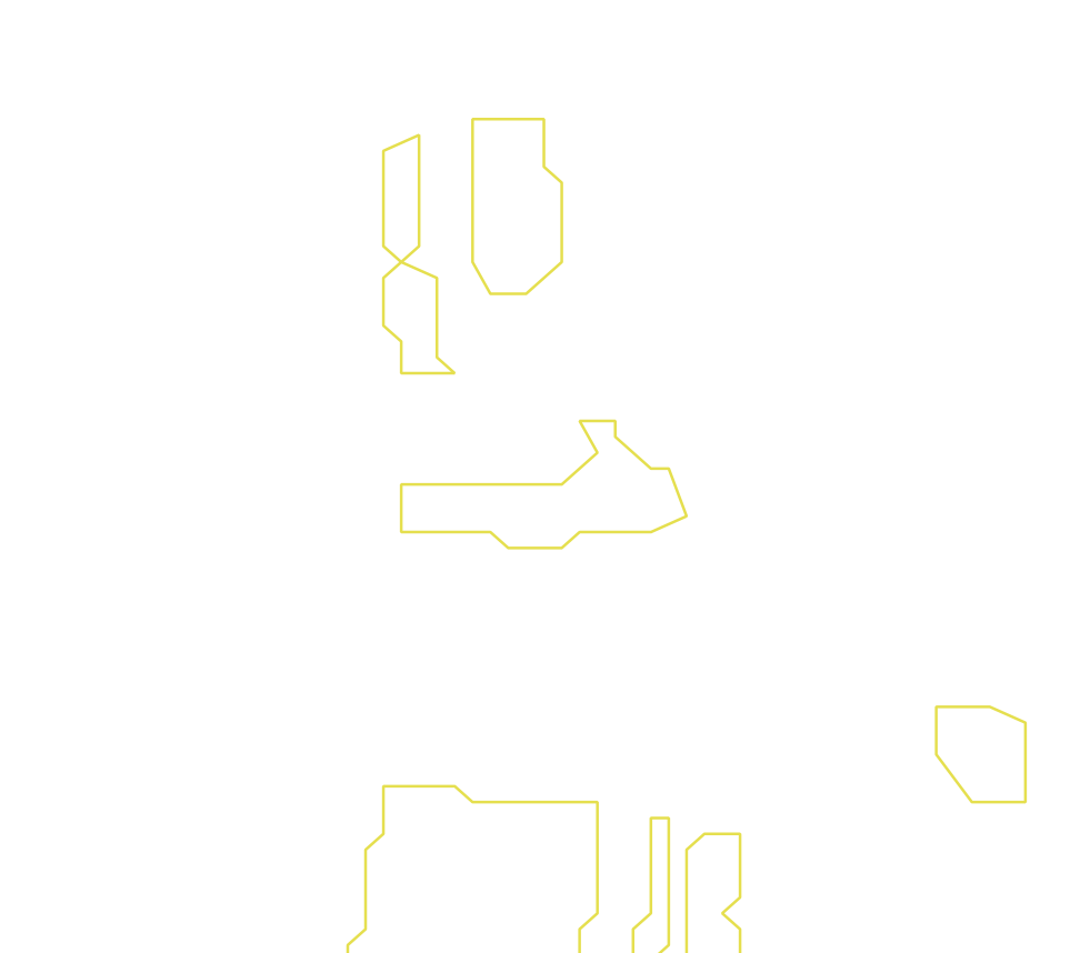 Daksegment ingezoomd met contourlijnen en structuurweergave