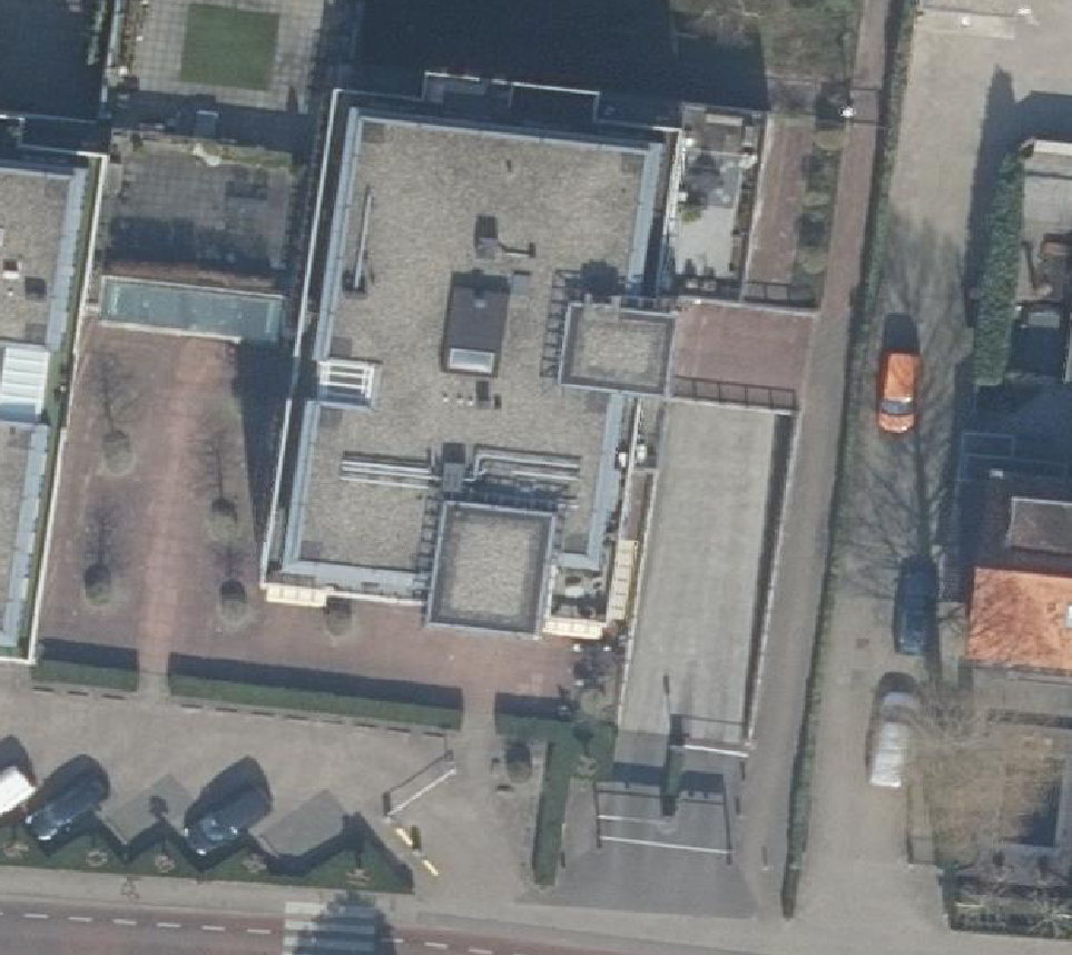 True ortho Luchtfoto op daksegment