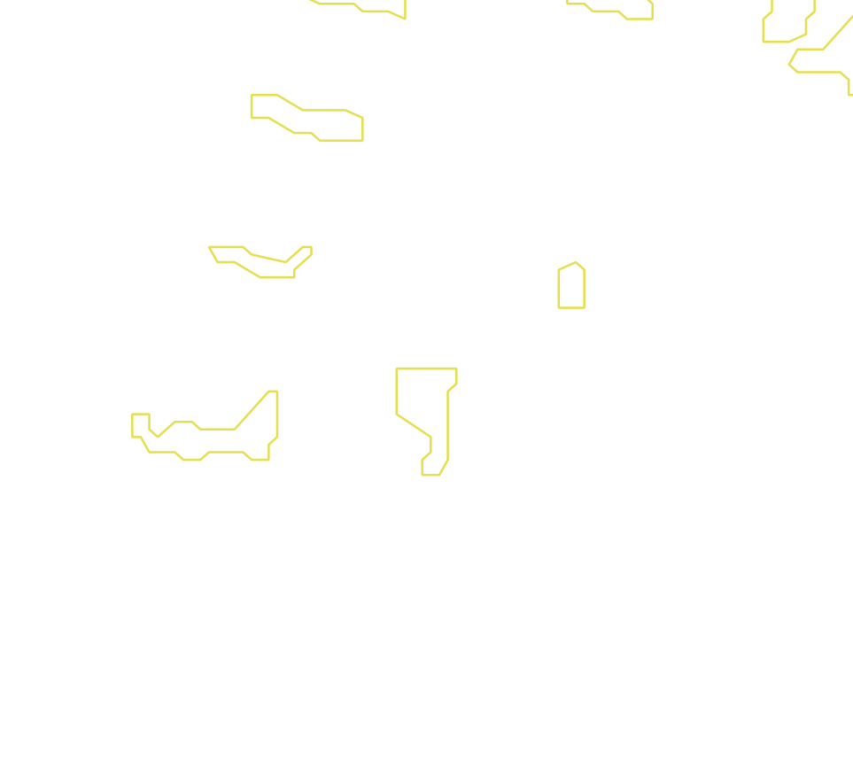Daksegment met contourlijnen en structuurweergave