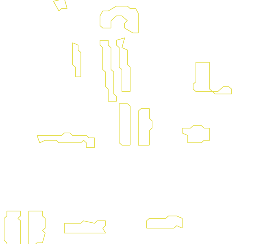 Daksegment met contourlijnen en structuurweergave