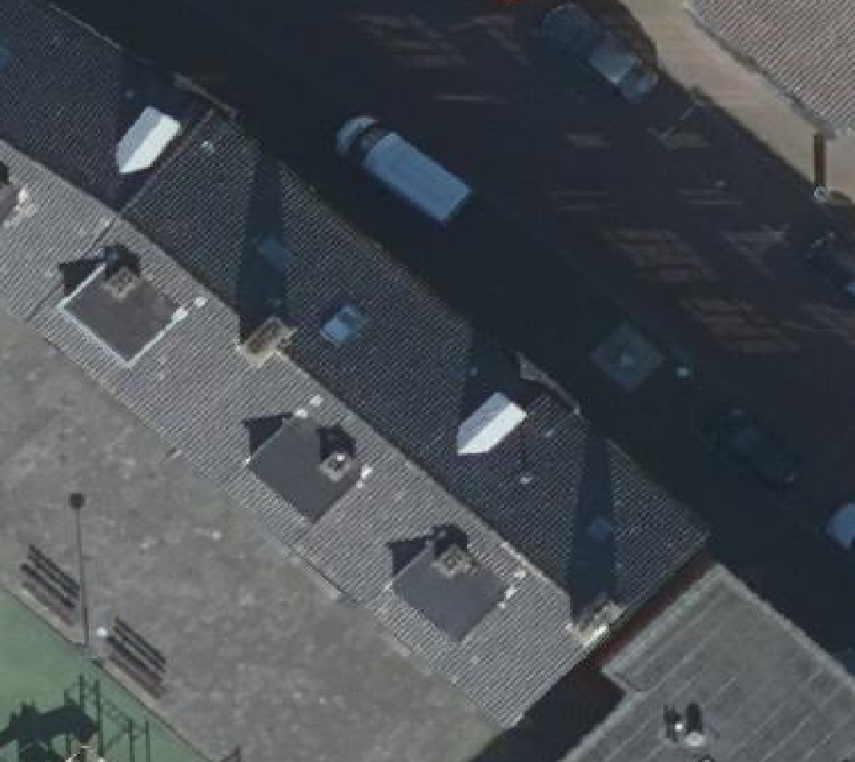 True ortho luchtfoto van Dordrecht met zicht op woning