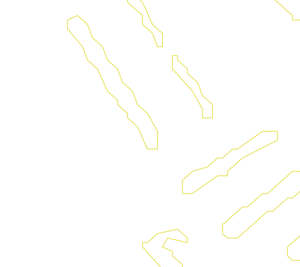 Daksegment ingezoomd met contourlijnen en structuurweergave