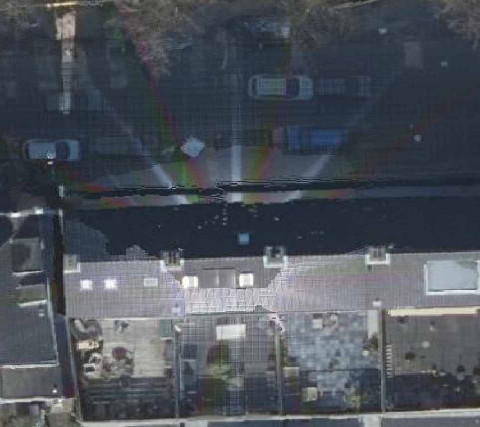 True ortho luchtfoto van Dordrecht met zicht op woning