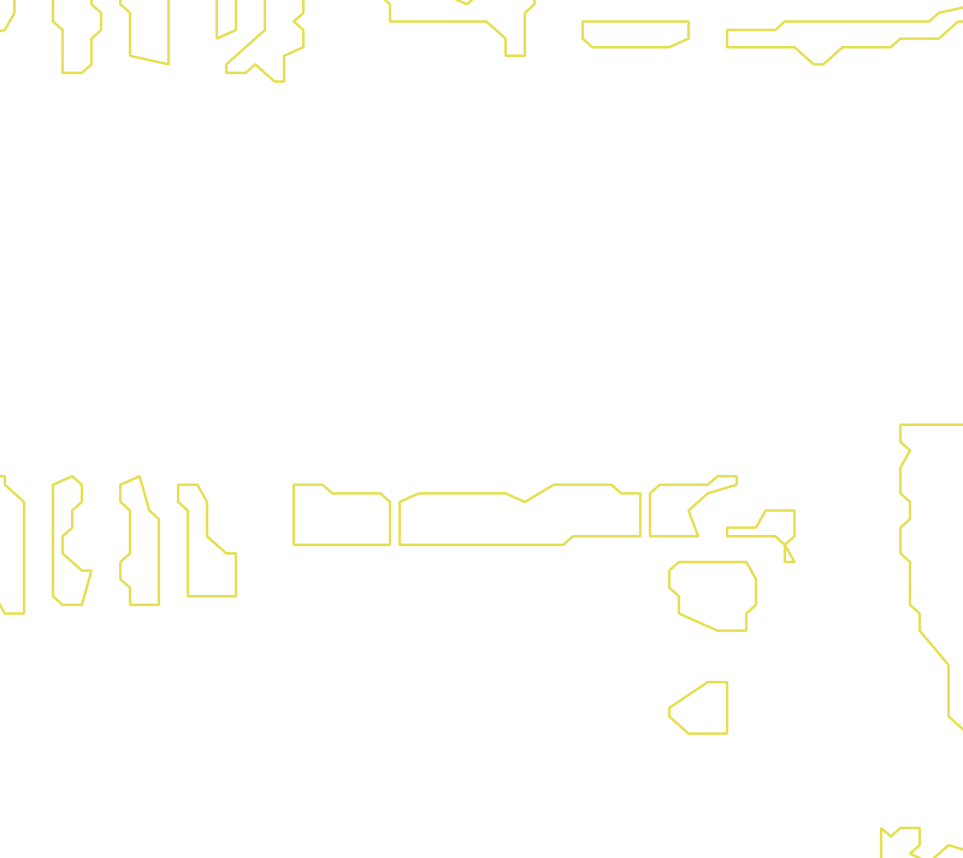 Daksegment met contourlijnen en structuurweergave