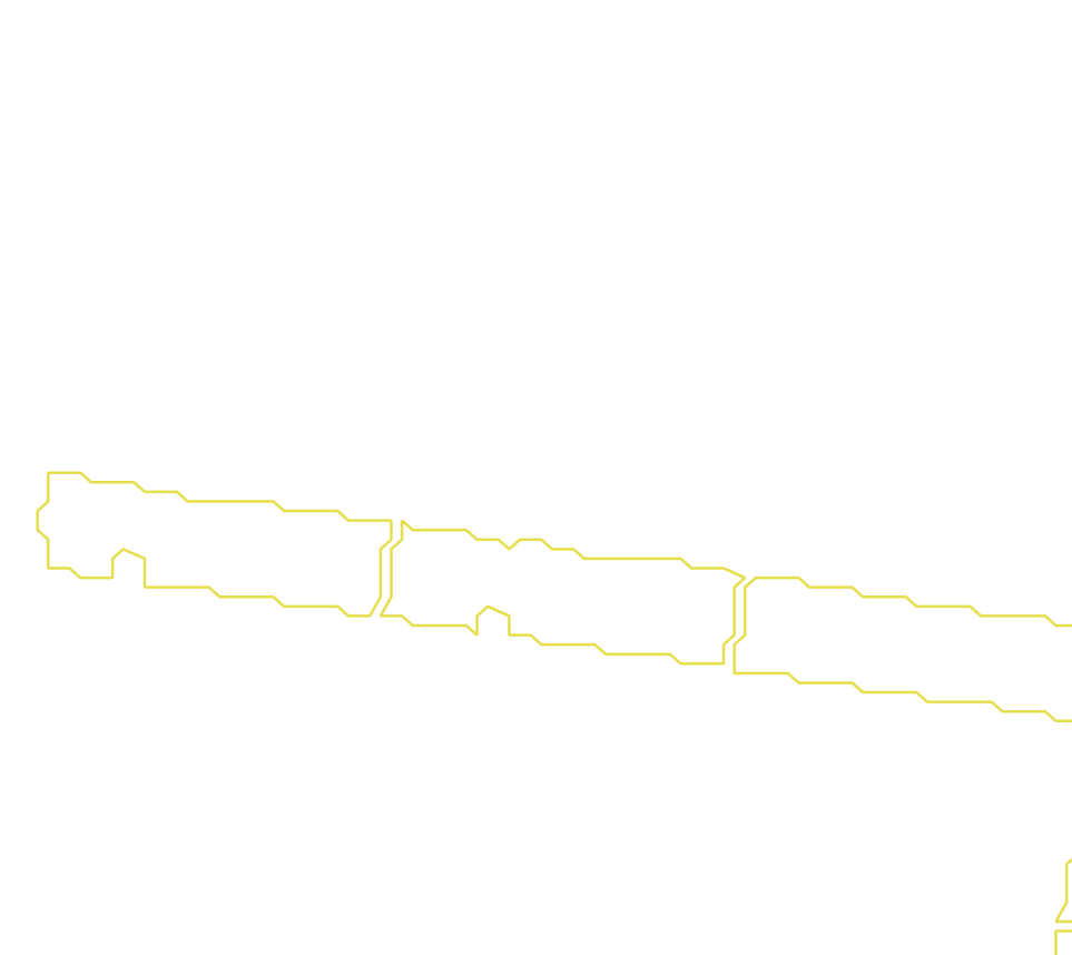 Daksegment met contourlijnen en structuurweergave