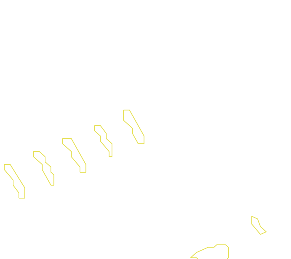 Daksegment met contourlijnen en structuurweergave