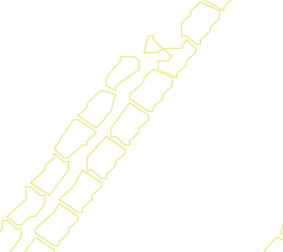 Daksegment ingezoomd met contourlijnen en structuurweergave