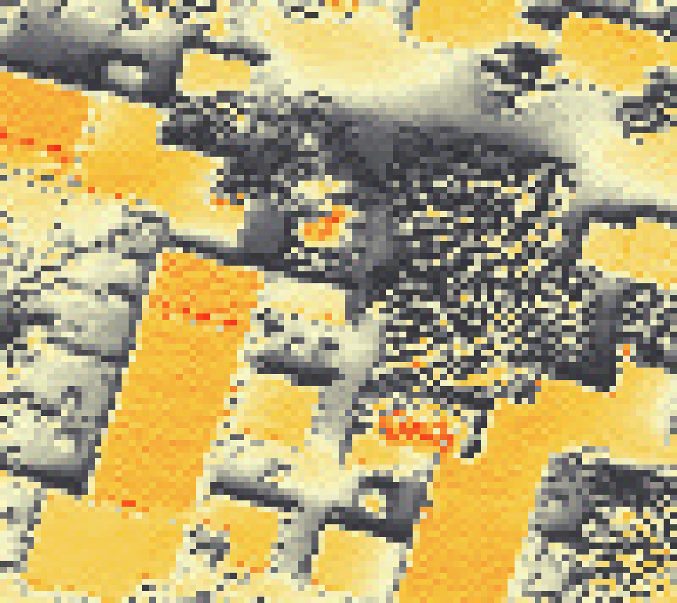 PV-irradiatie op daksegment met intensiteitsverdeling van zonlicht