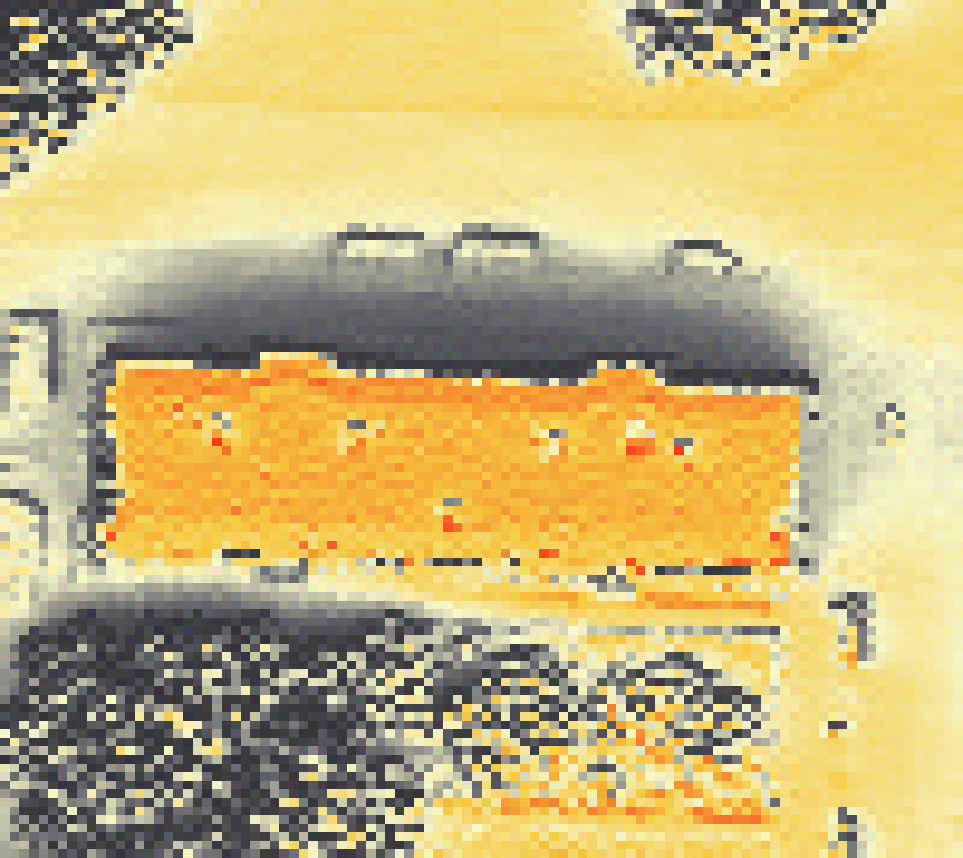 PV-irradiatie op daksegment met intensiteitsverdeling van zonlicht