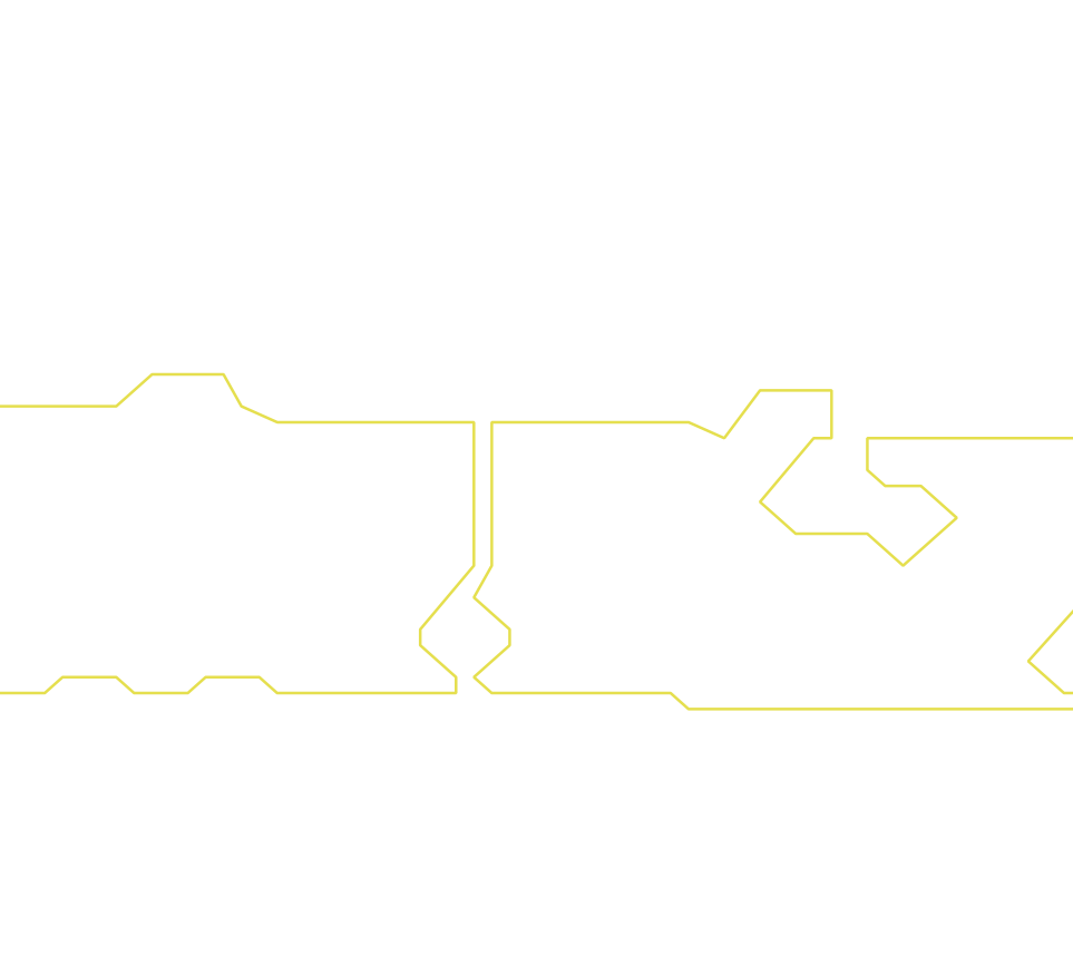 Daksegment ingezoomd met contourlijnen en structuurweergave