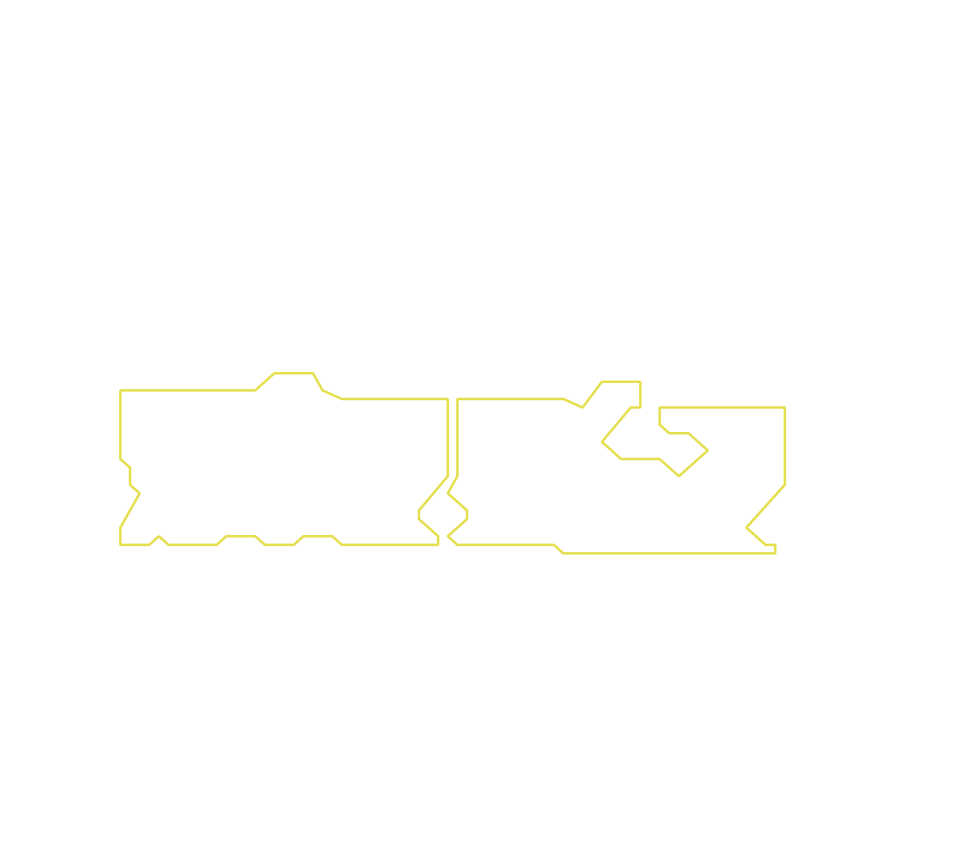 Daksegment met contourlijnen en structuurweergave