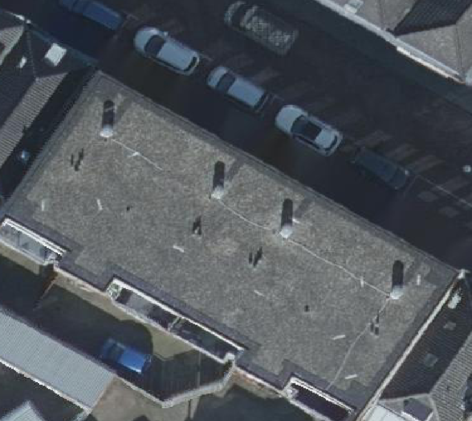 True ortho luchtfoto van Dordrecht met zicht op woning