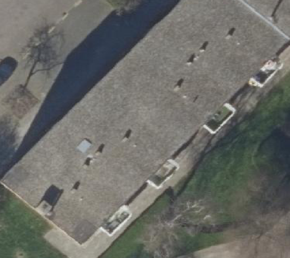 True ortho luchtfoto van Ridderkerk met zicht op woning