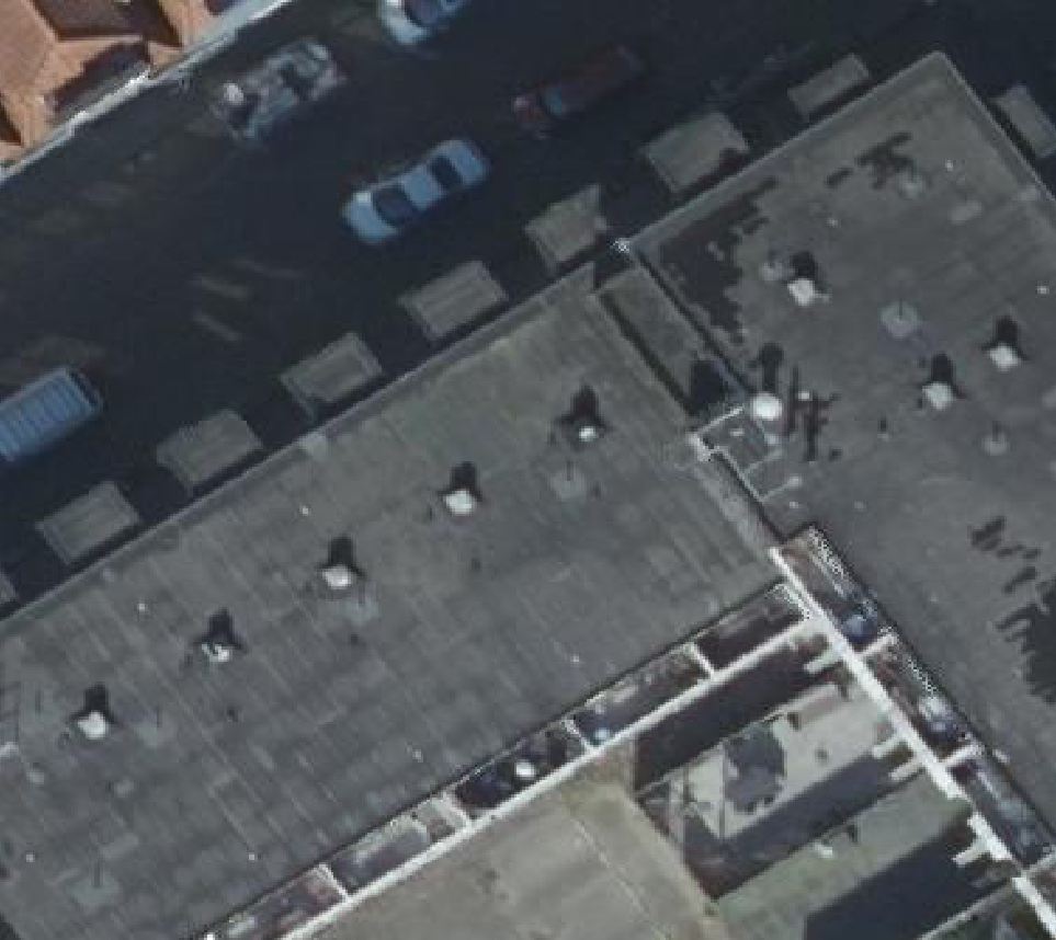 True ortho luchtfoto van Dordrecht met zicht op woning