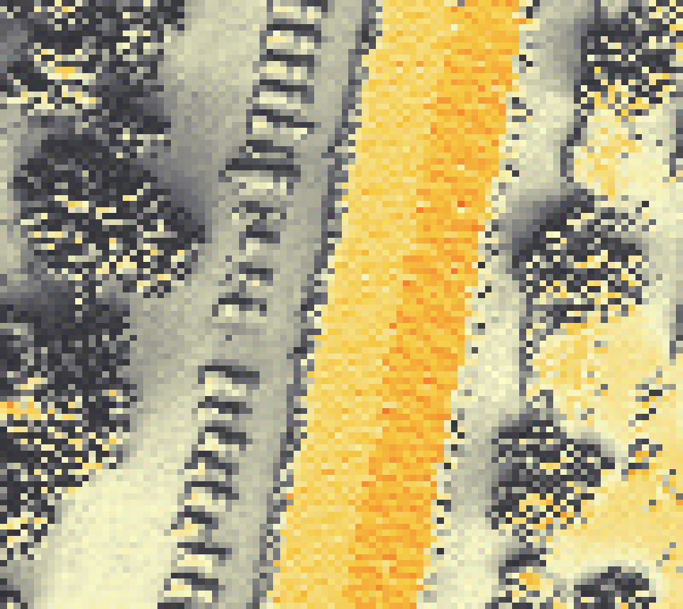 PV-irradiatie op daksegment met intensiteitsverdeling van zonlicht