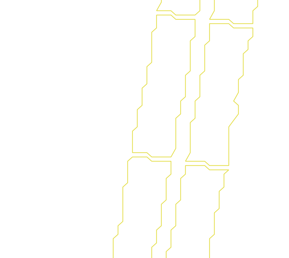 Daksegment ingezoomd met contourlijnen en structuurweergave