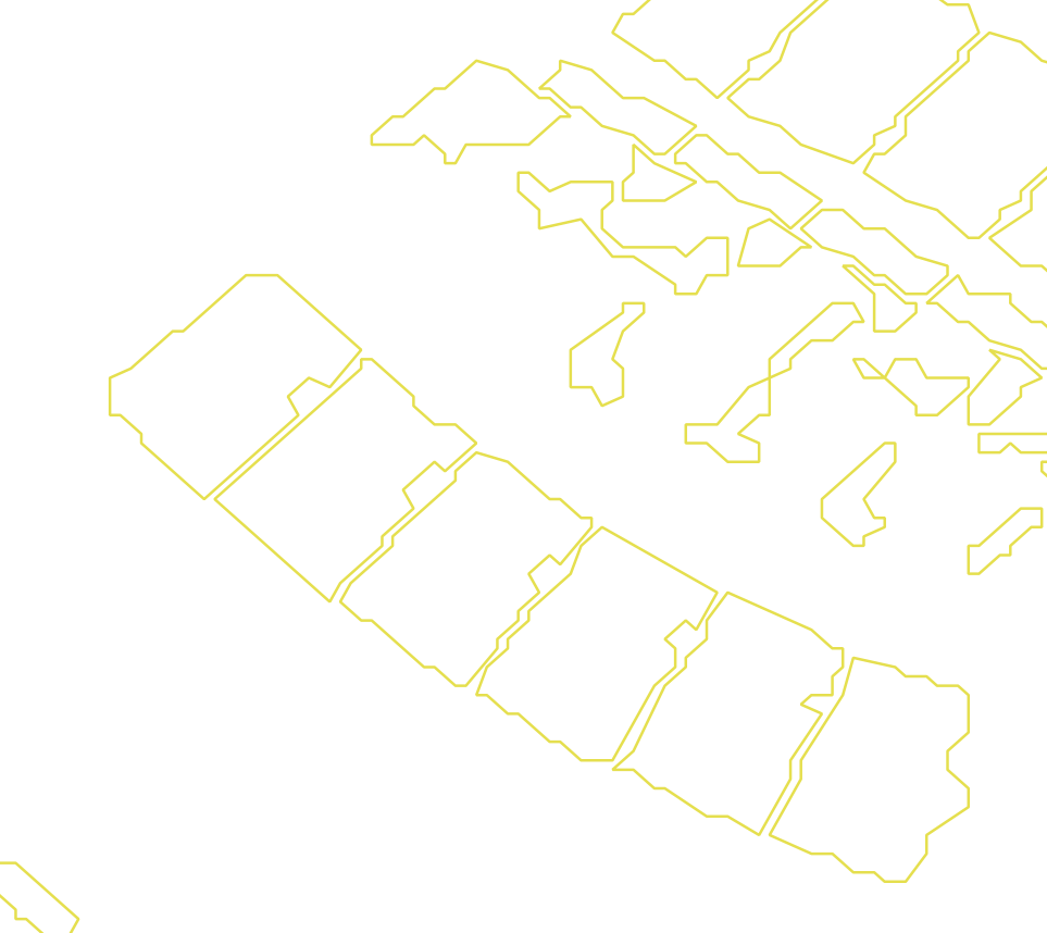 Daksegment met contourlijnen en structuurweergave