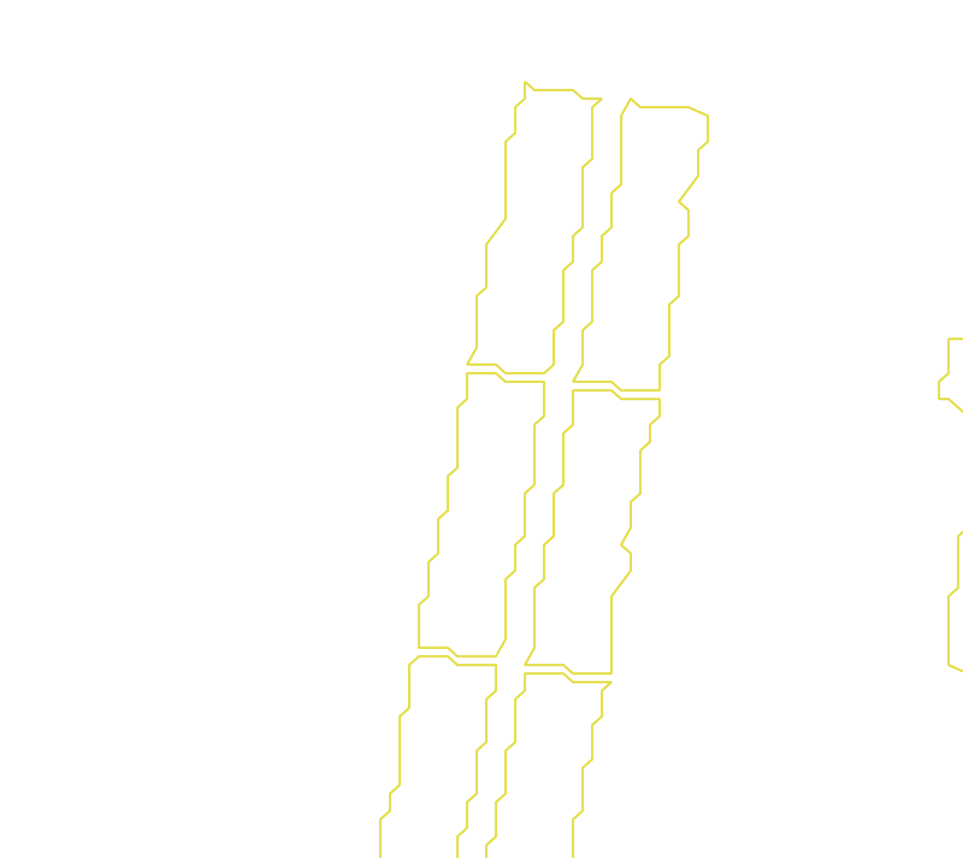 Daksegment met contourlijnen en structuurweergave