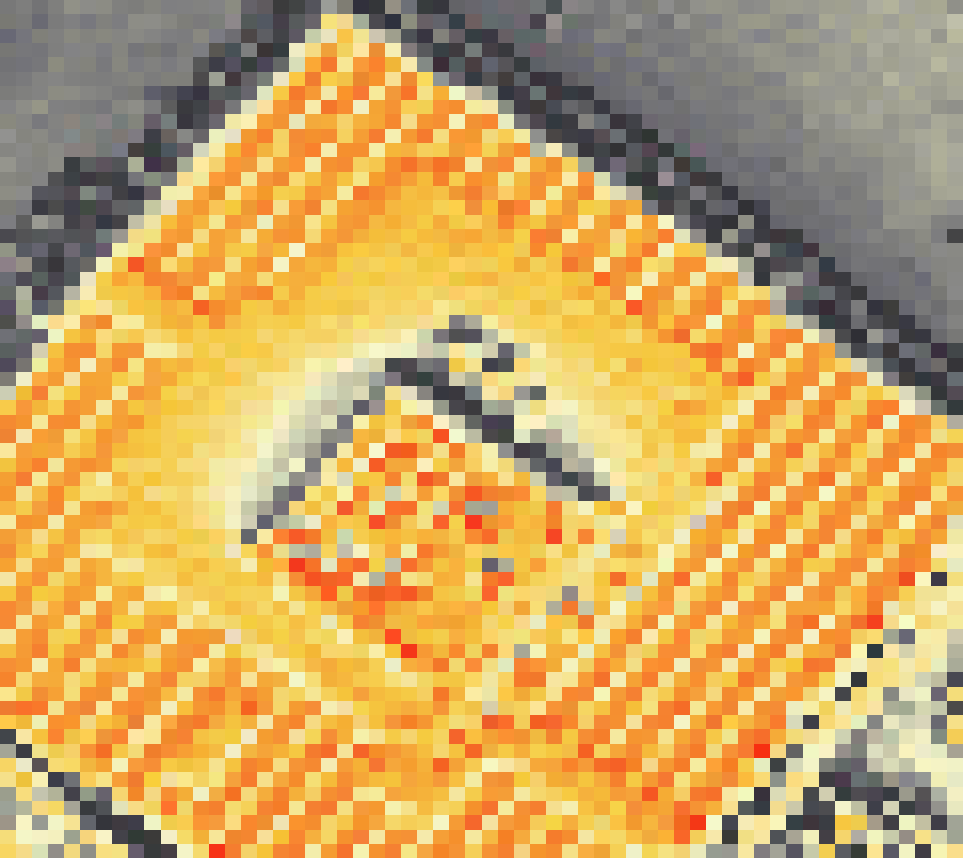 PV-irradiatie op daksegment ingezoomd met intensiteitsverdeling van zonlicht