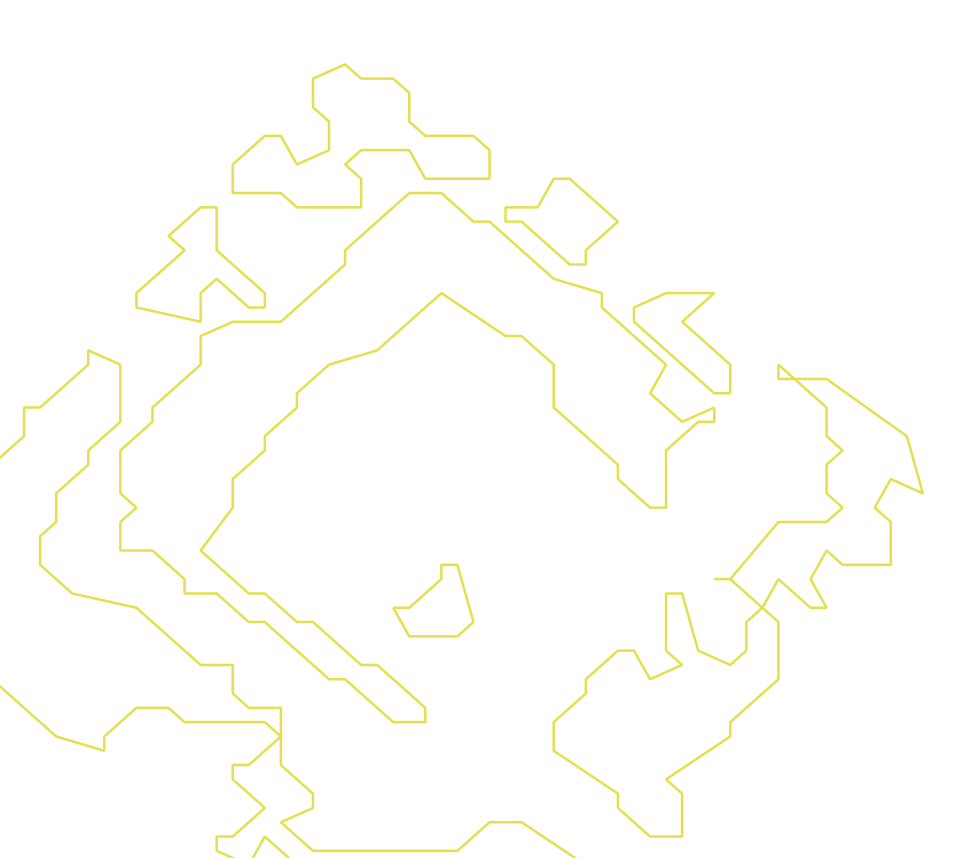 Daksegment ingezoomd met contourlijnen en structuurweergave