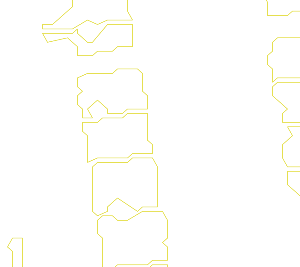 Daksegment ingezoomd met contourlijnen en structuurweergave