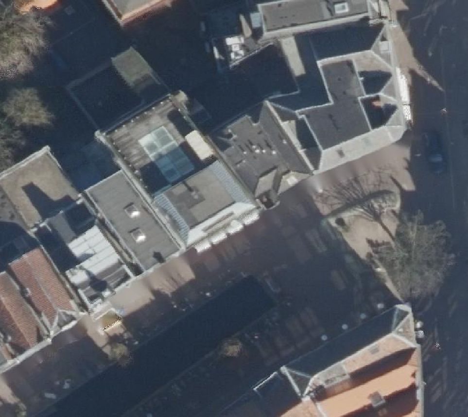 True ortho Luchtfoto op daksegment