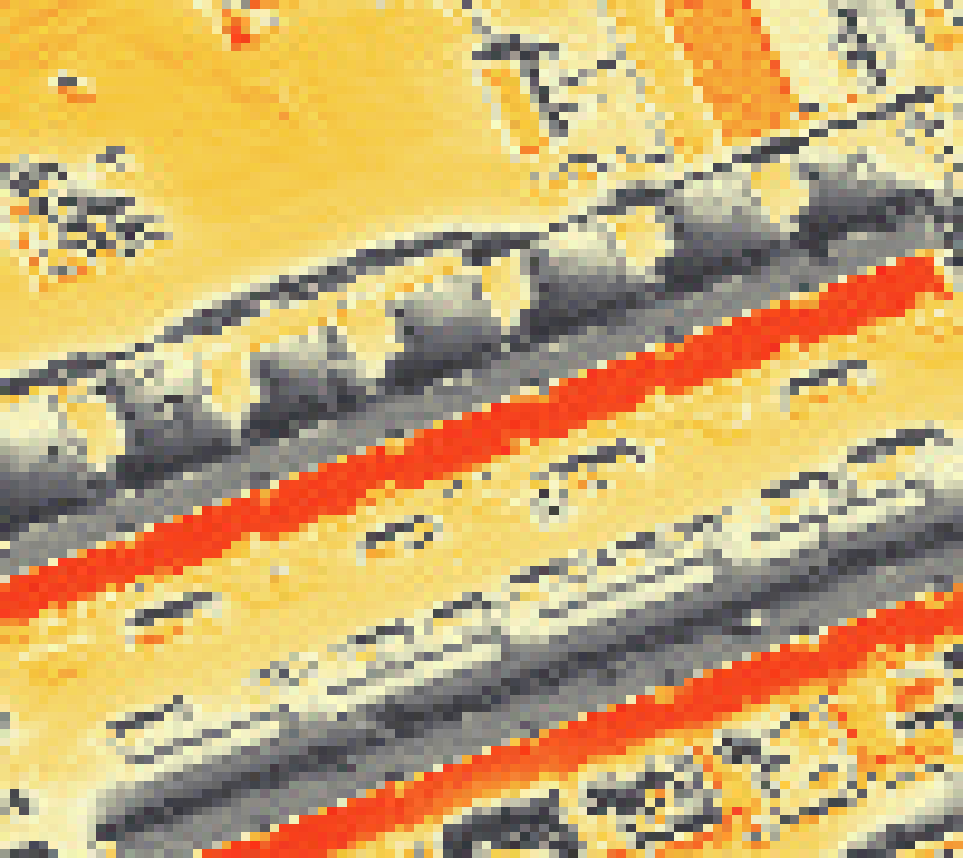 PV-irradiatie op daksegment met intensiteitsverdeling van zonlicht