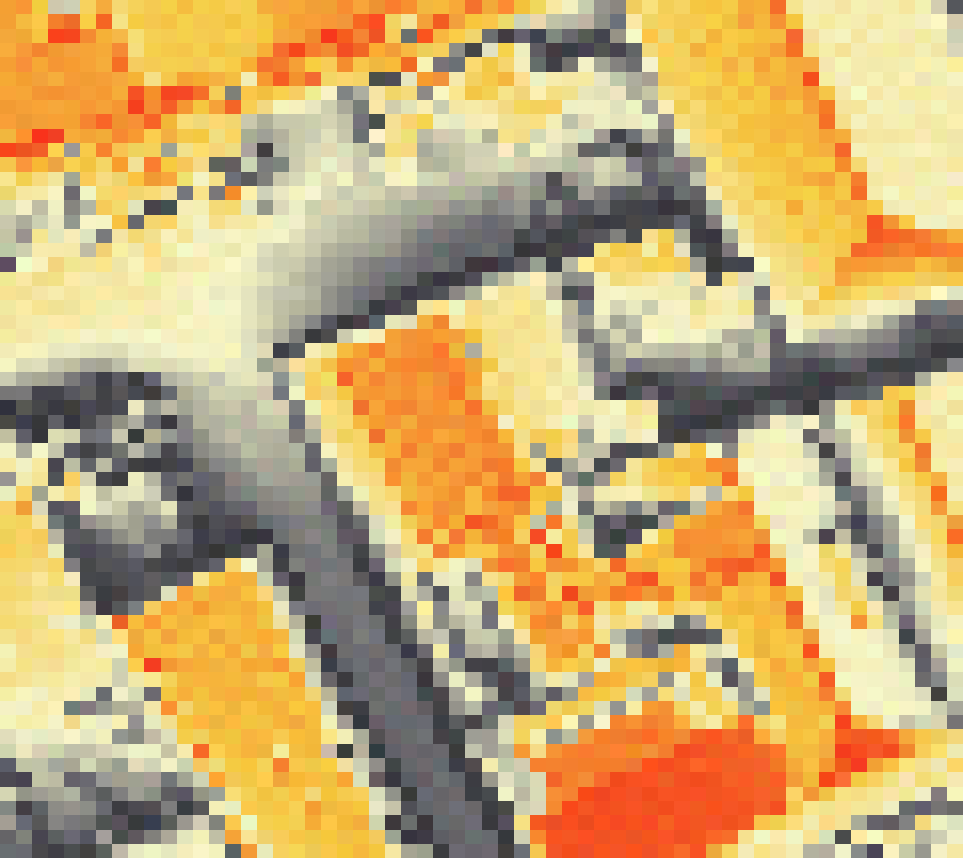 PV-irradiatie op daksegment ingezoomd met intensiteitsverdeling van zonlicht