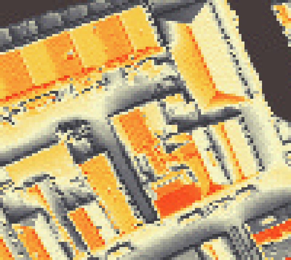 PV-irradiatie op daksegment met intensiteitsverdeling van zonlicht